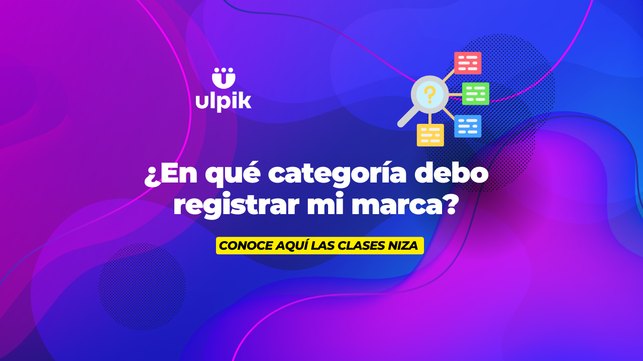 ¿En qué categoría debo registrar mi marca?