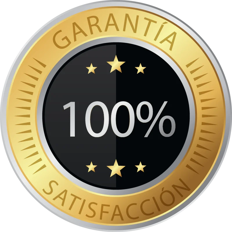 Sello 100% garantía de satisfacción